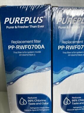 PUREPLUS Replacement filter 2 pk NIB PP-RWF0700A refrigerator clean water